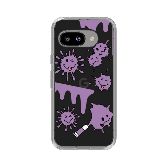 スリムプロテクションケース［ PAINTING SMILE Purple ］