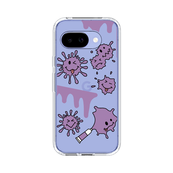 スリムプロテクションケース［ PAINTING SMILE Purple ］