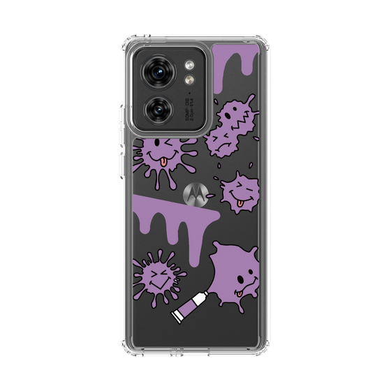 スリムプロテクションケース［ PAINTING SMILE Purple ］