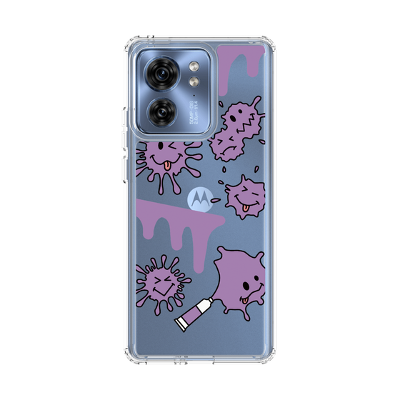 スリムプロテクションケース［ PAINTING SMILE Purple ］