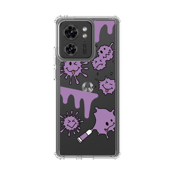 スリムプロテクションケース［ PAINTING SMILE Purple ］