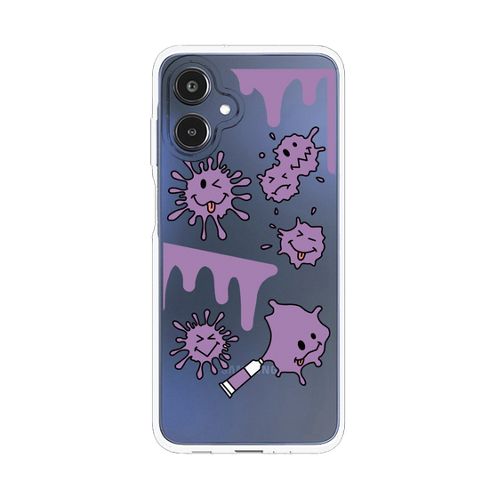 スリムプロテクションケース［ PAINTING SMILE Purple ］