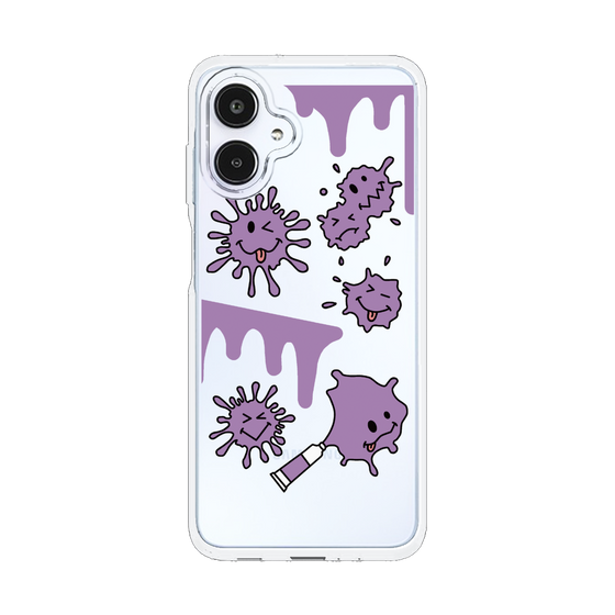 スリムプロテクションケース［ PAINTING SMILE Purple ］