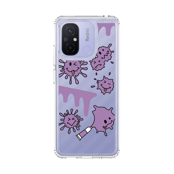 スリムプロテクションケース［ PAINTING SMILE Purple ］