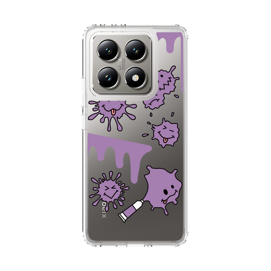 スリムプロテクションケース［ PAINTING SMILE Purple ］