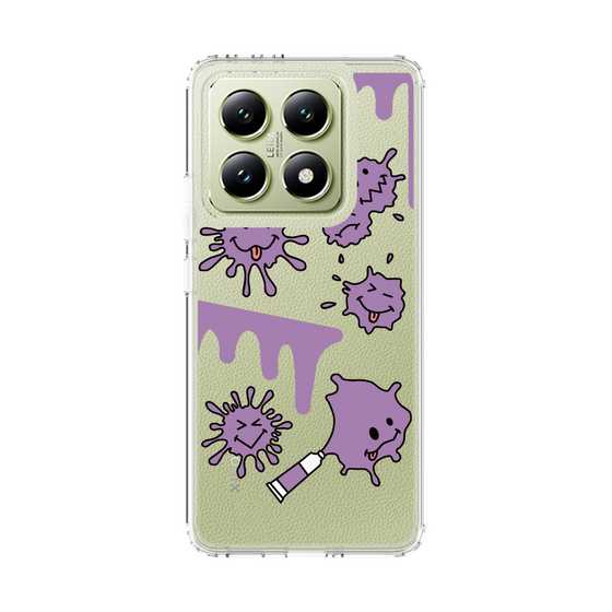 スリムプロテクションケース［ PAINTING SMILE Purple ］