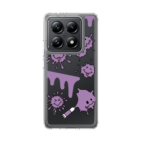 スリムプロテクションケース［ PAINTING SMILE Purple ］