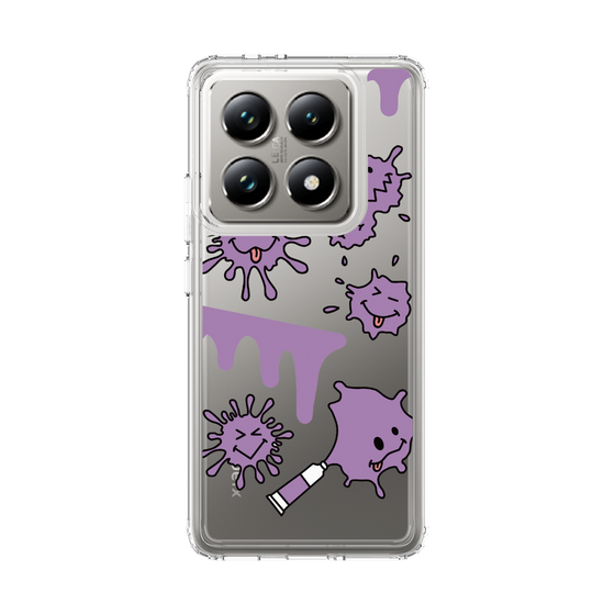スリムプロテクションケース［ PAINTING SMILE Purple ］