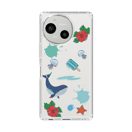 スリムプロテクションケース［ DRAWING PAPER Blue ］