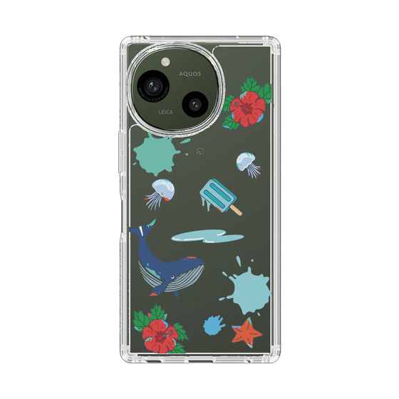 スリムプロテクションケース［ DRAWING PAPER Blue ］