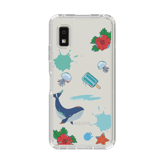 スリムプロテクションケース［ DRAWING PAPER Blue ］