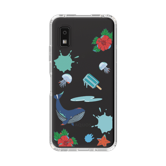 スリムプロテクションケース［ DRAWING PAPER Blue ］