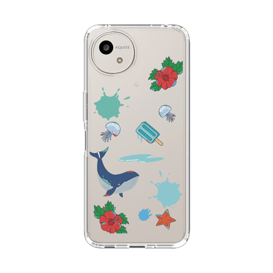 スリムプロテクションケース［ DRAWING PAPER Blue ］