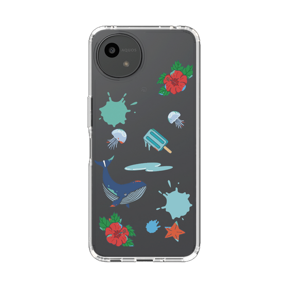 スリムプロテクションケース［ DRAWING PAPER Blue ］