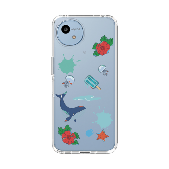 スリムプロテクションケース［ DRAWING PAPER Blue ］