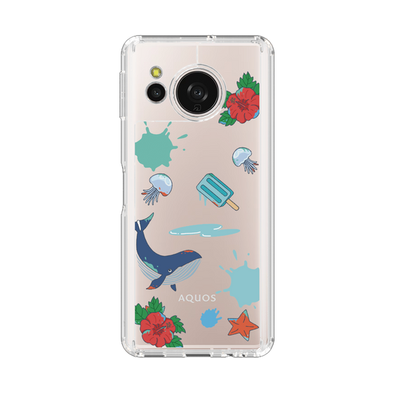 スリムプロテクションケース［ DRAWING PAPER Blue ］