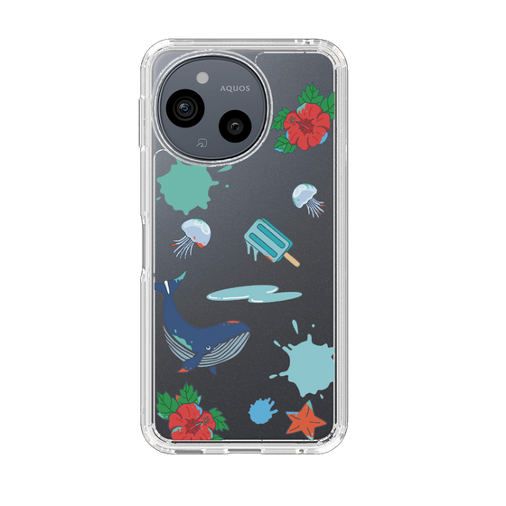 スリムプロテクションケース［ DRAWING PAPER Blue ］