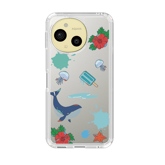 スリムプロテクションケース［ DRAWING PAPER Blue ］