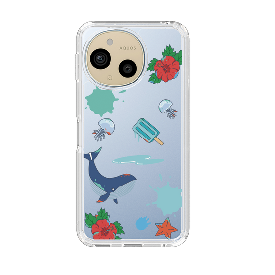 スリムプロテクションケース［ DRAWING PAPER Blue ］