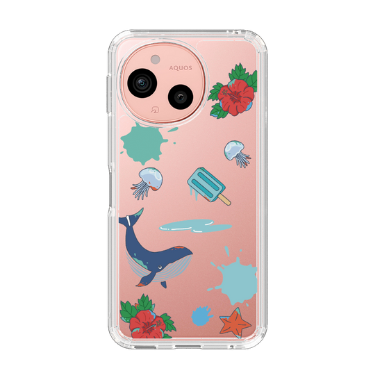 スリムプロテクションケース［ DRAWING PAPER Blue ］