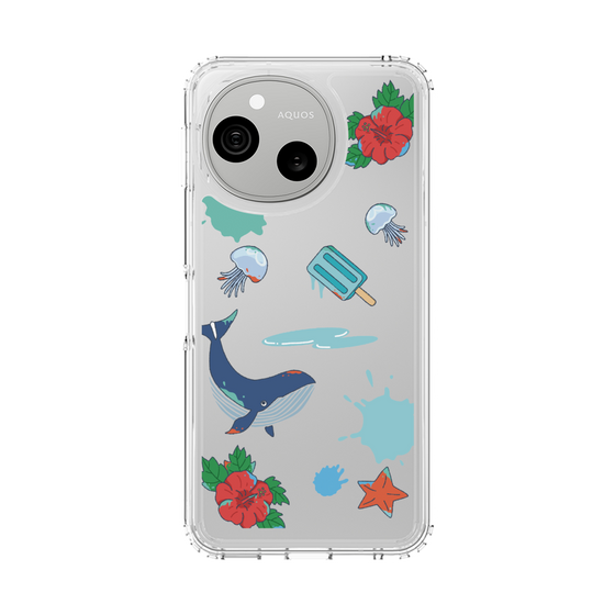 スリムプロテクションケース［ DRAWING PAPER Blue ］