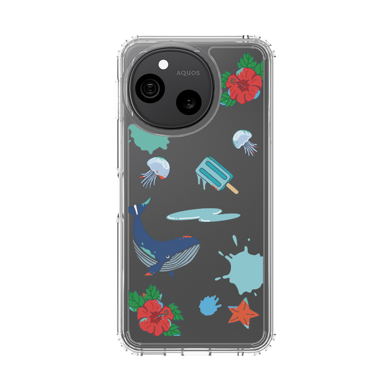 スリムプロテクションケース［ DRAWING PAPER Blue ］