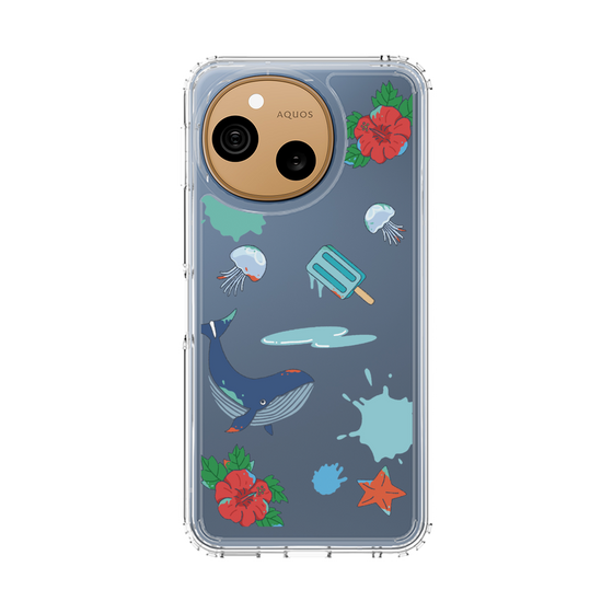 スリムプロテクションケース［ DRAWING PAPER Blue ］