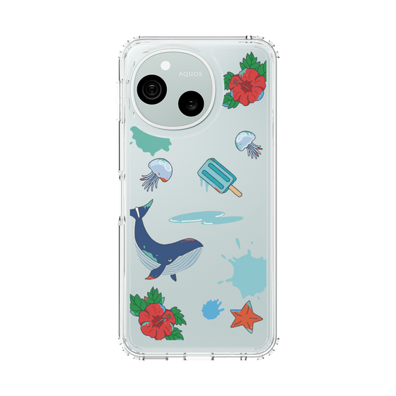 スリムプロテクションケース［ DRAWING PAPER Blue ］