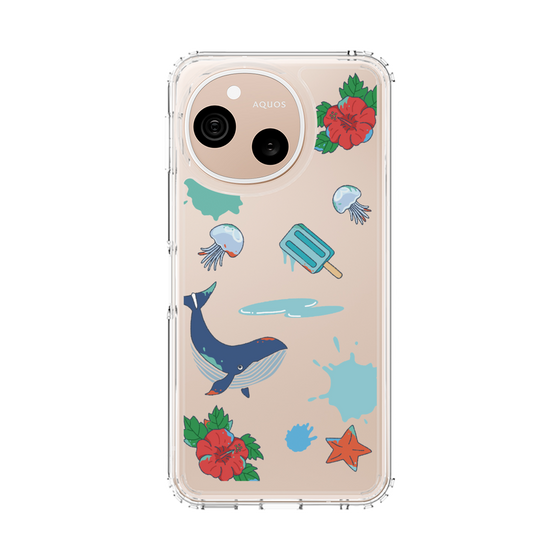 スリムプロテクションケース［ DRAWING PAPER Blue ］