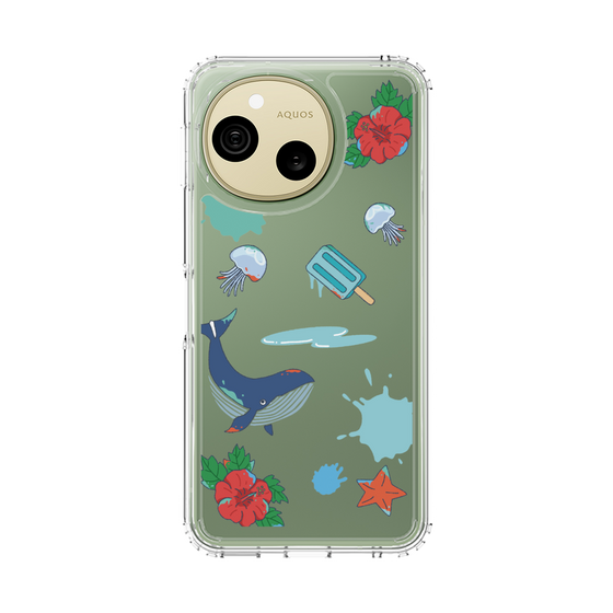 スリムプロテクションケース［ DRAWING PAPER Blue ］