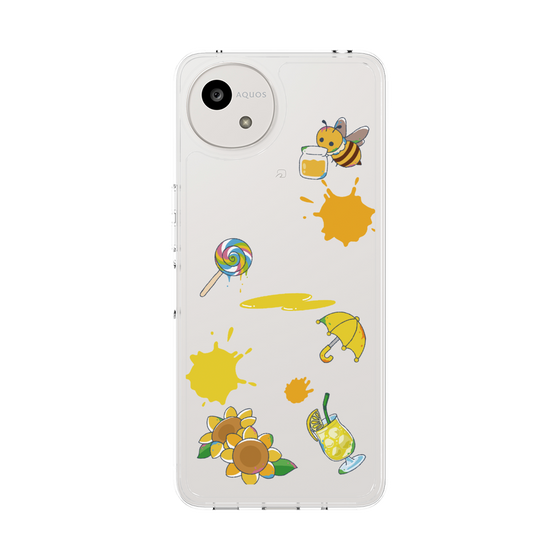 スリムプロテクションケース［ DRAWING PAPER Yellow ］