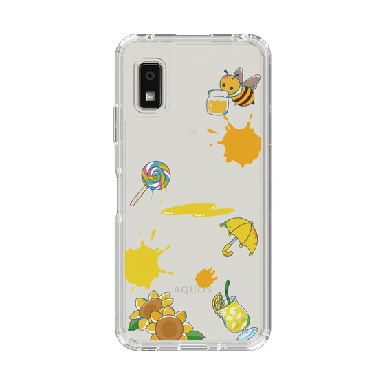 スリムプロテクションケース［ DRAWING PAPER Yellow ］