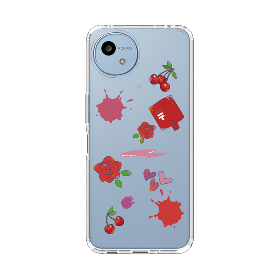 スリムプロテクションケース［ DRAWING PAPER Red ］