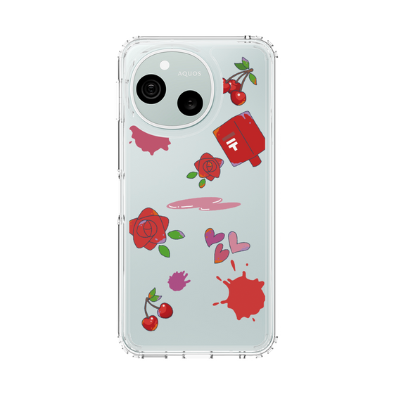 スリムプロテクションケース［ DRAWING PAPER Red ］