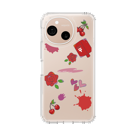 スリムプロテクションケース［ DRAWING PAPER Red ］