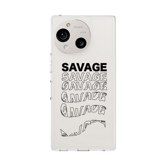 スリムプロテクションケース［ SAVAGE Black ］