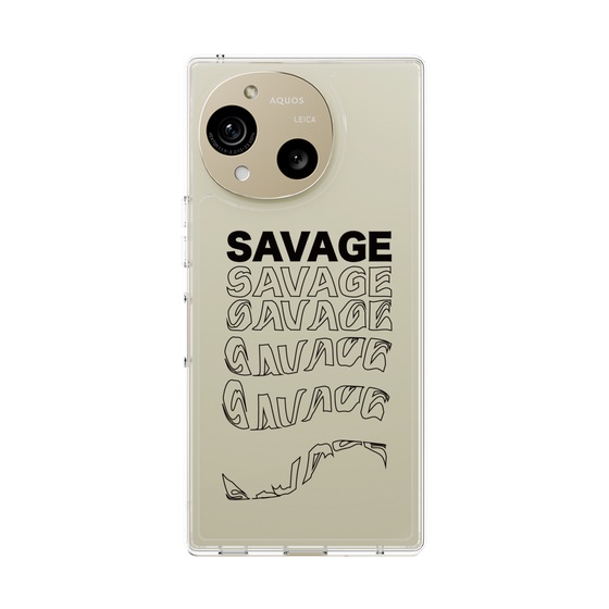スリムプロテクションケース［ SAVAGE Black ］