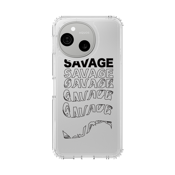 スリムプロテクションケース［ SAVAGE Black ］