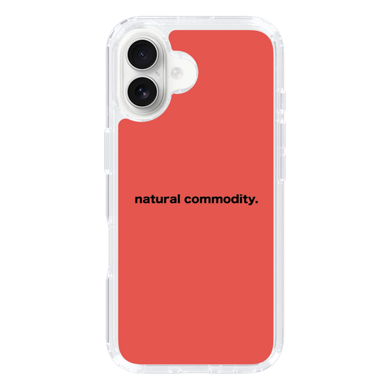 スリムプロテクションケース［ NATURAL COMMODITY Red ］