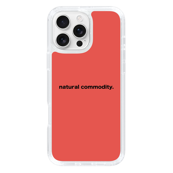 スリムプロテクションケース［ NATURAL COMMODITY Red ］