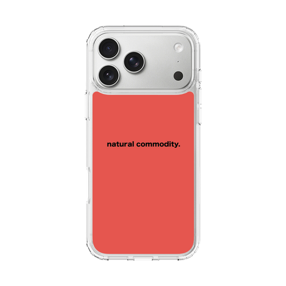 スリムプロテクションケース［ NATURAL COMMODITY Red ］