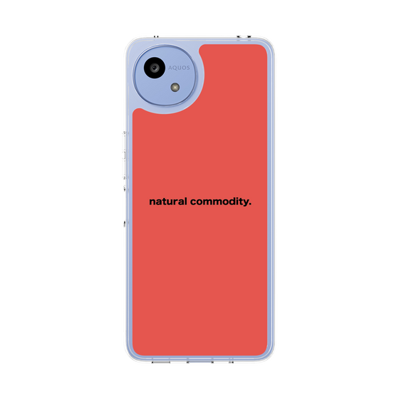スリムプロテクションケース［ NATURAL COMMODITY Red ］