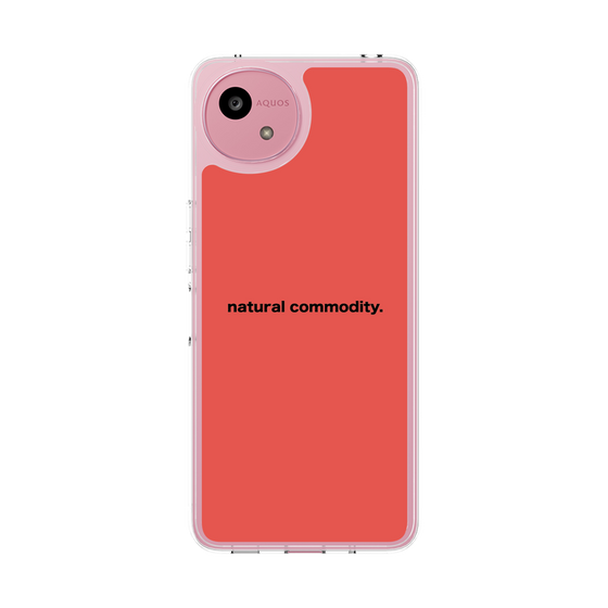 スリムプロテクションケース［ NATURAL COMMODITY Red ］