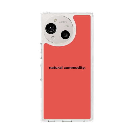 スリムプロテクションケース［ NATURAL COMMODITY Red ］
