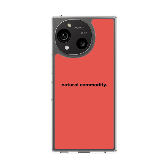 スリムプロテクションケース［ NATURAL COMMODITY Red ］