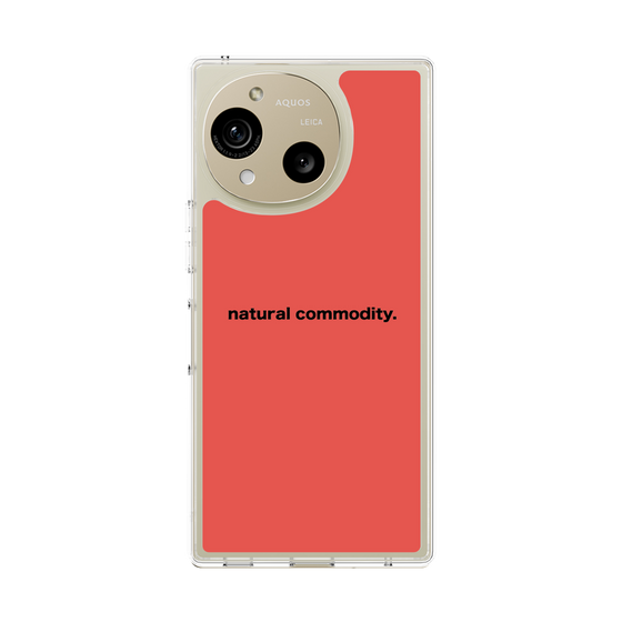 スリムプロテクションケース［ NATURAL COMMODITY Red ］