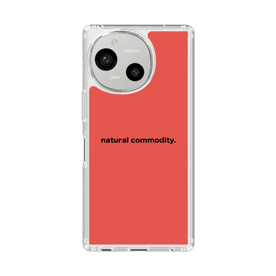 スリムプロテクションケース［ NATURAL COMMODITY Red ］