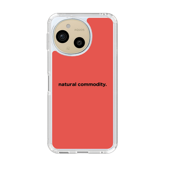 スリムプロテクションケース［ NATURAL COMMODITY Red ］