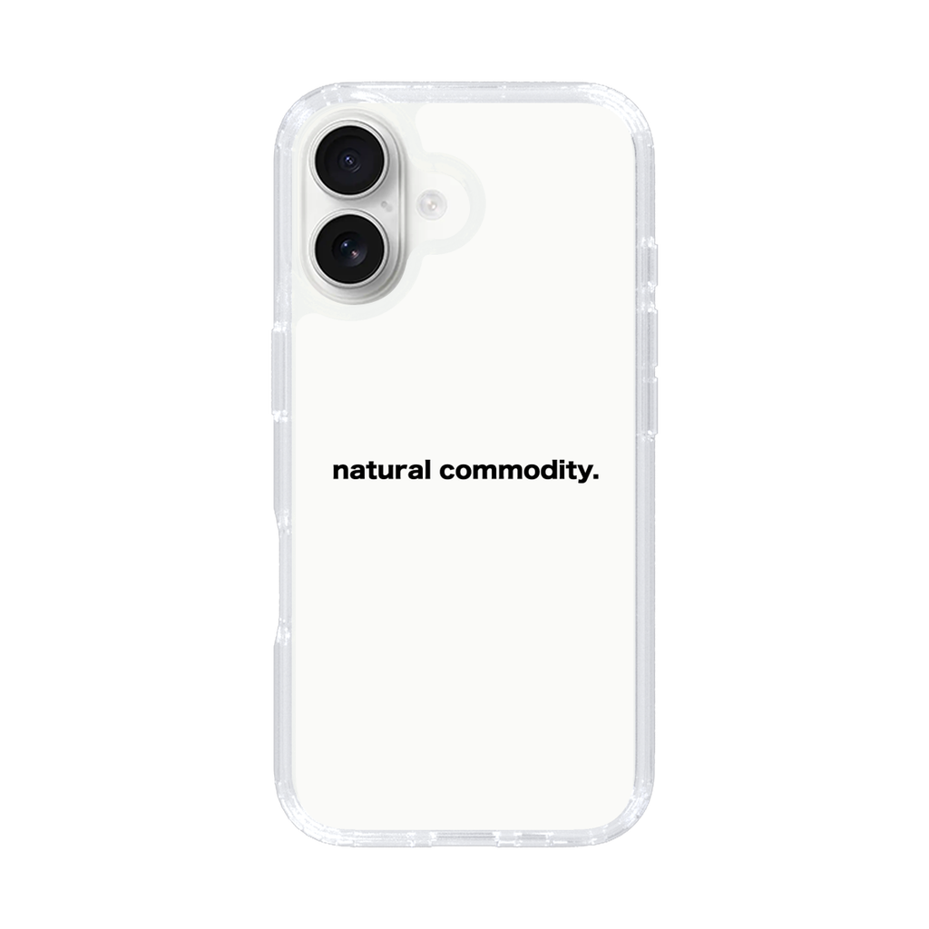 スリムプロテクションケース for Apple iPhone 16［ NATURAL COMMODITY White ］