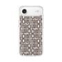 スリムプロテクションケース［ LANVIN en Bleu - Logo Pattern - Black ］